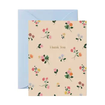 Thank You Floral Card