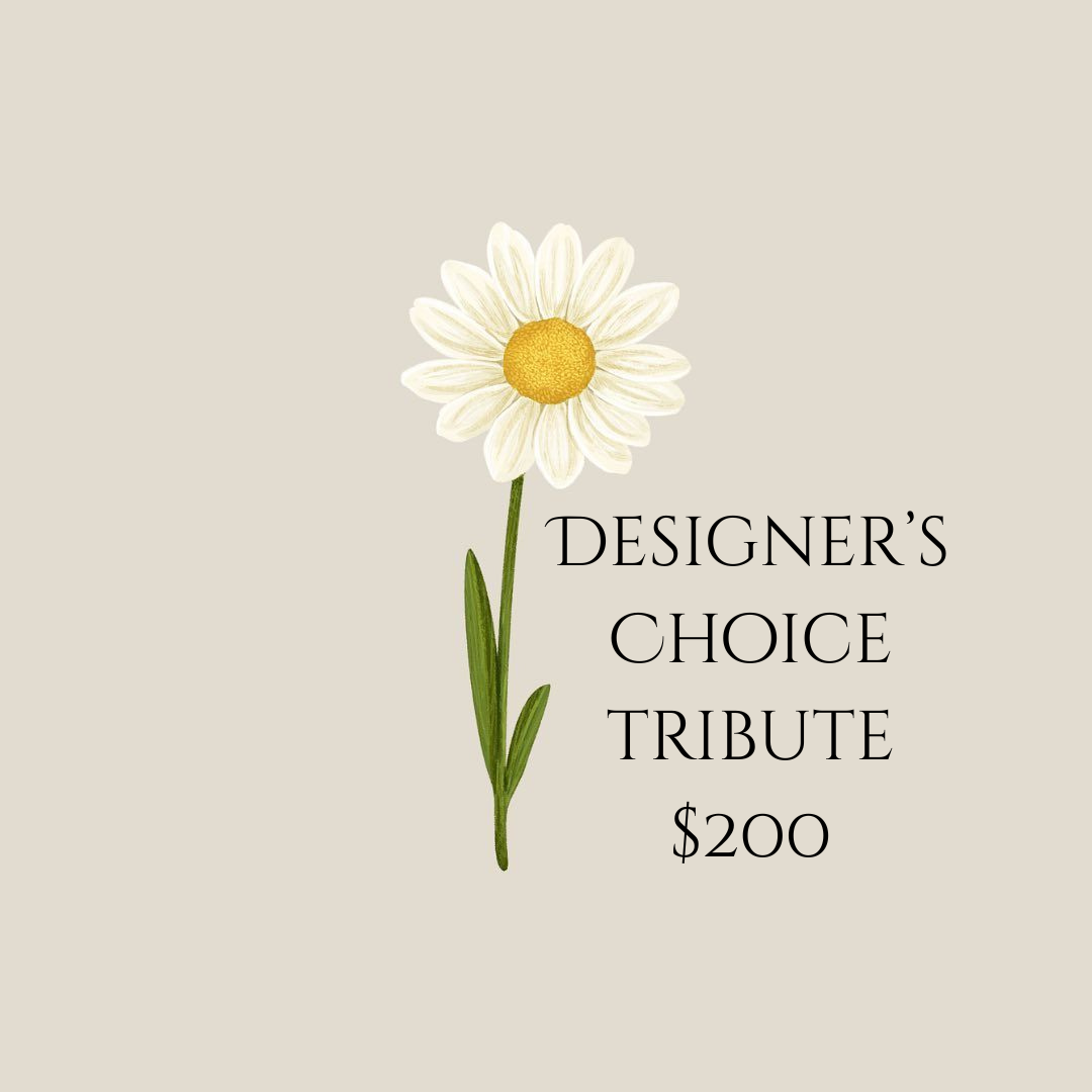 Designer's Choice Tribute Arrangement $200