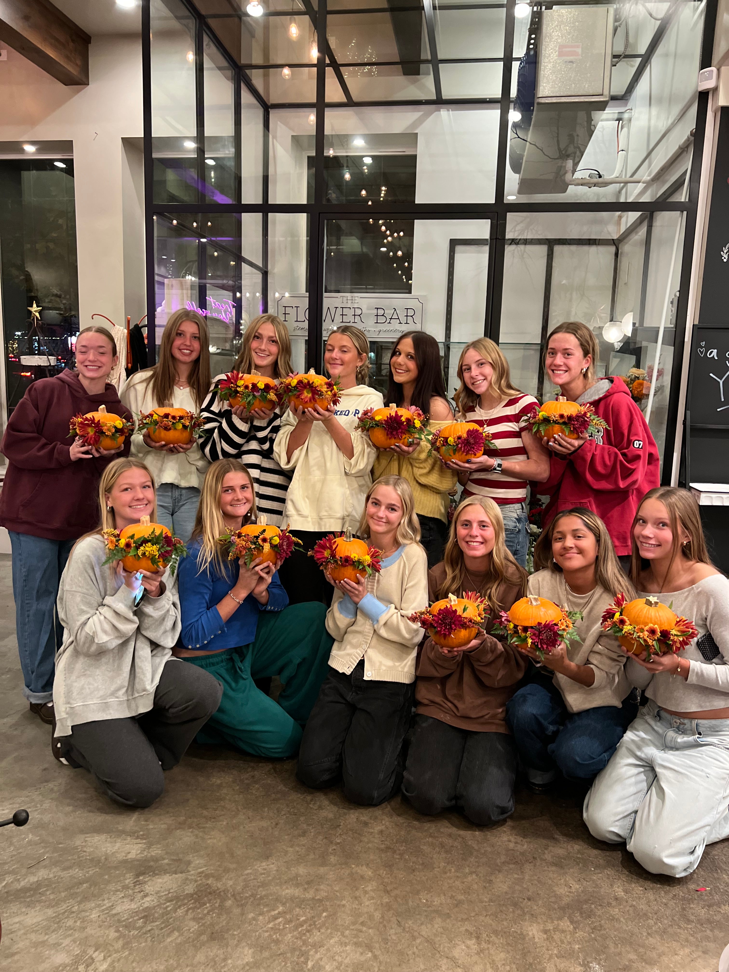 Pumpkin Posy Class October 6th